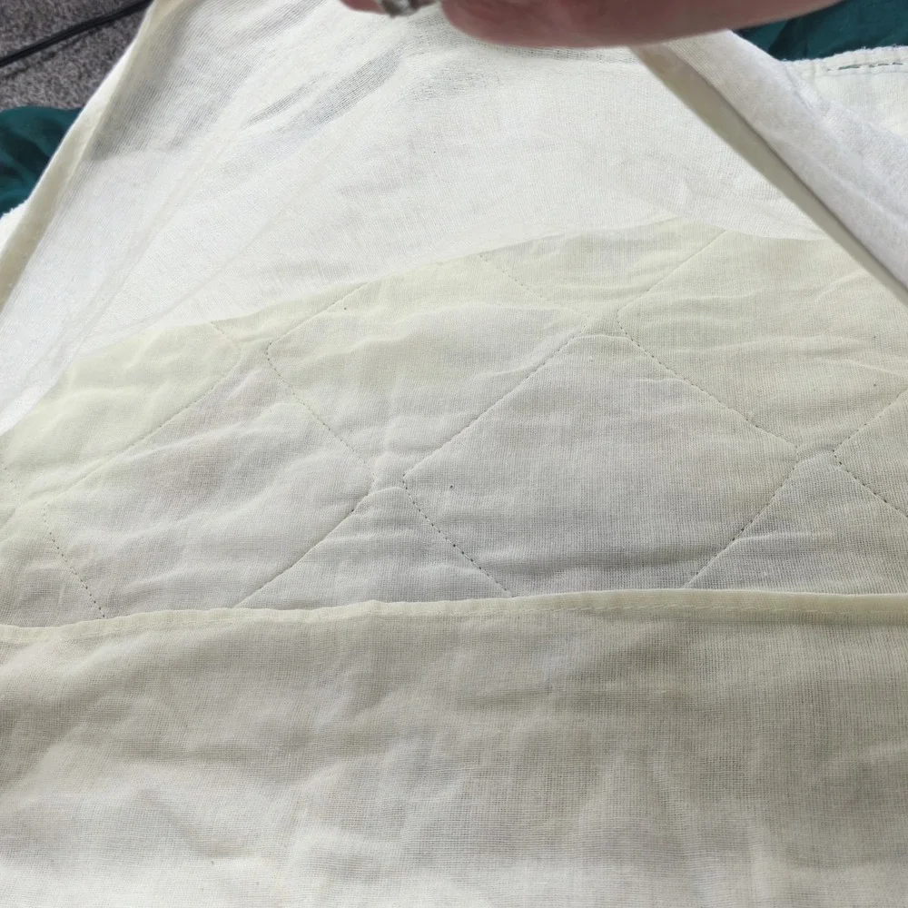 Vintage Quilted Floral Pillow Sham Ruffle Edge Cottagecore Farmhouse Decor